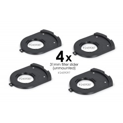 4x porte-filtres 31 mm pour FCCT (impression 3D) pour filtre non-monté Ø 31x2 mm