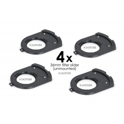 4x porte-filtres 36 mm pour FCCT (impression 3D) pour filtre non-monté Ø 36x2 mm