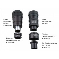 Adaptateur oculaire Zeiss Diascope pour télescope