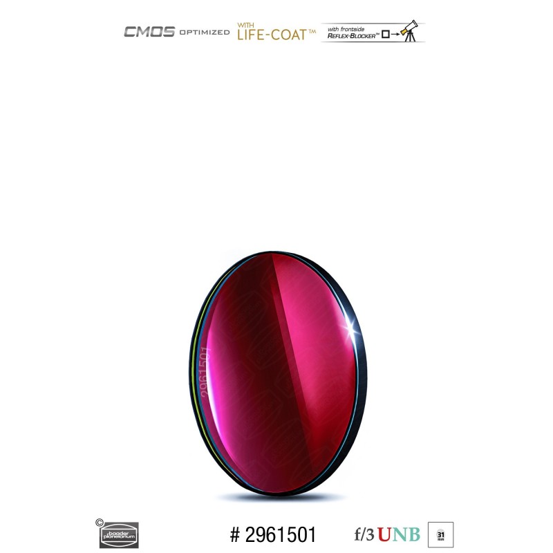 Filtre S-II f/3 spécial grande ouverture 3.5nm