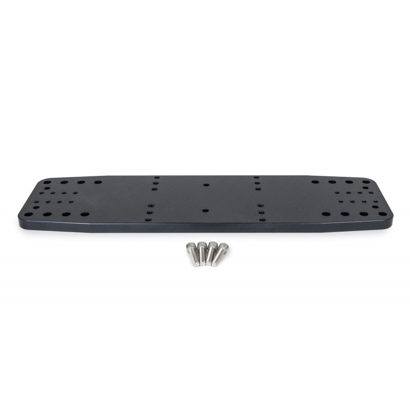 Base platine avec côtés à ailettes 500 mm pour colliers BPIII