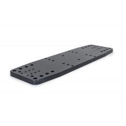 Base platine avec côtés à ailettes 500 mm pour colliers BPIII