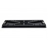 Double plaque de montage robuste et perforée de 203 mm, 750 mm – pour optiques 20 et 24 pouces (150 kg)