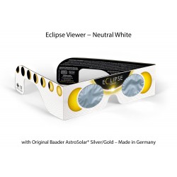 Lunette d'observation solaire AstroSolar® Blanche