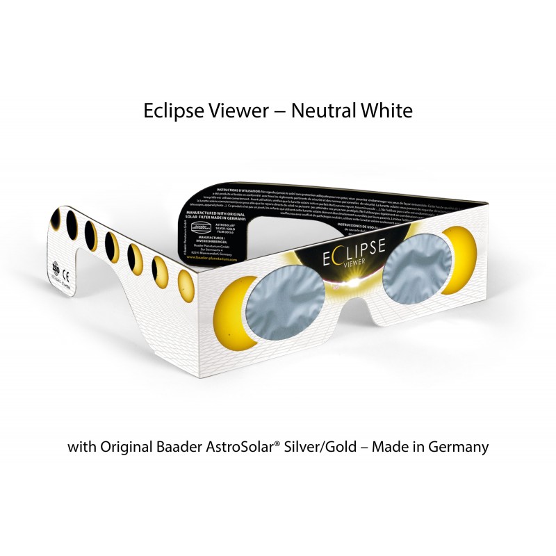 Lunette d'observation solaire AstroSolar® Blanche