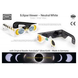 Lunette d'observation solaire AstroSolar® Blanche
